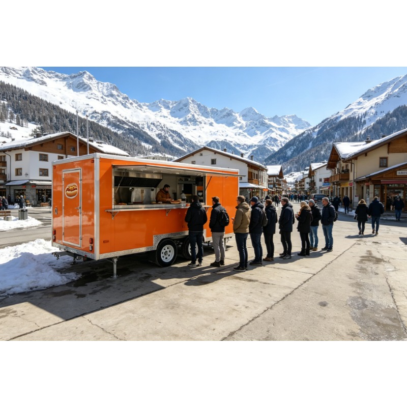 Coffee Equipment Service - Carrito de Servicio Exterior Mini Personalizable,