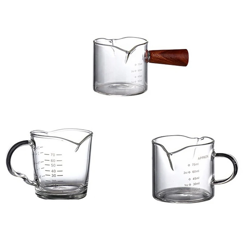 Vaso Medidor de Doble Boquilla - Espresso Shot Glass reseña y precio