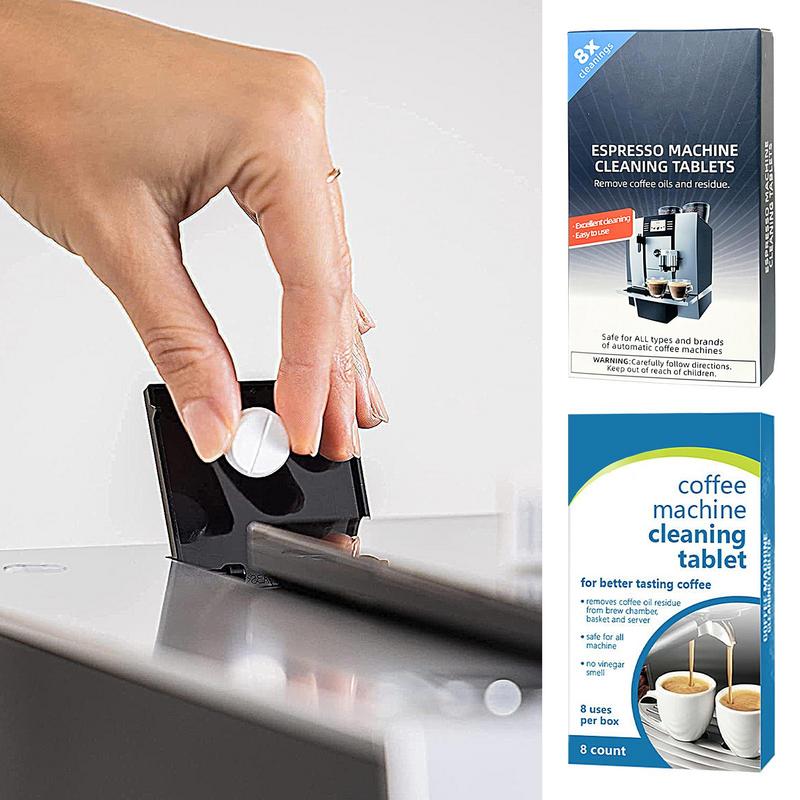 8 piezas de tabletas de limpie - Coffee Equipment At Home reseña y precio