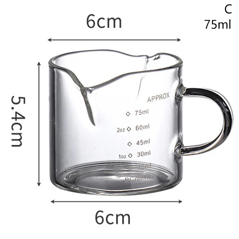 1/2 tazas de café expreso de 4 - Espresso Shot Glass reseña y precio