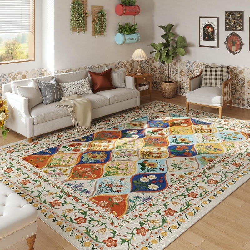 Alfombra bohemia con estampado - Coffee Equipment At Home reseña y precio