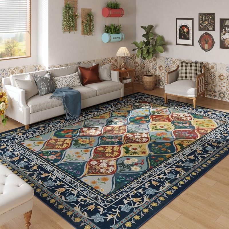 Alfombra bohemia con estampado - Coffee Equipment At Home reseña y precio