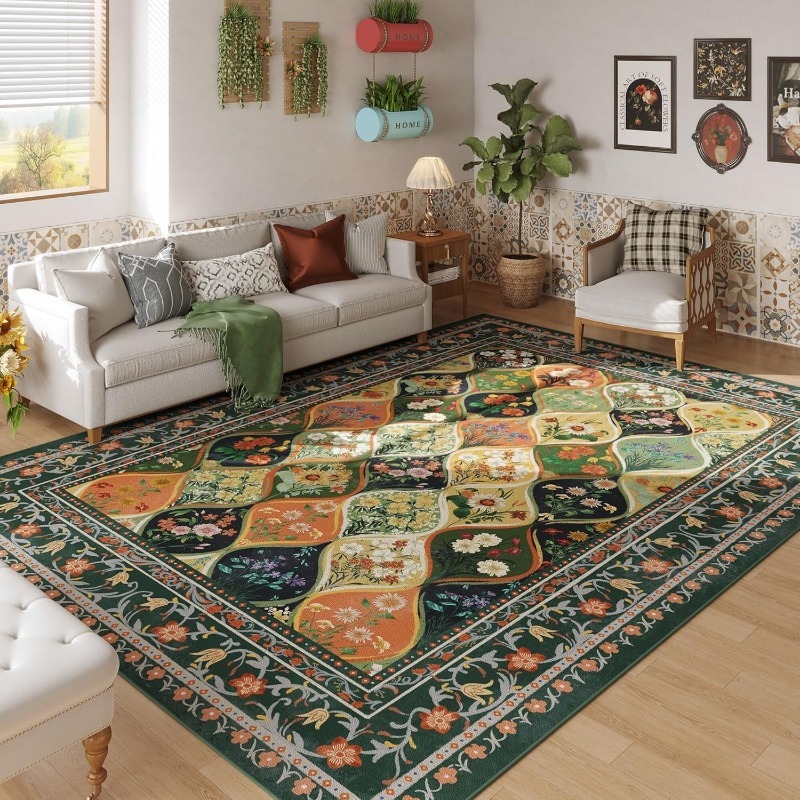 Alfombra bohemia con estampado - Coffee Equipment At Home reseña y precio
